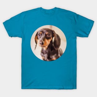 Dachshund puppy painting T-Shirt